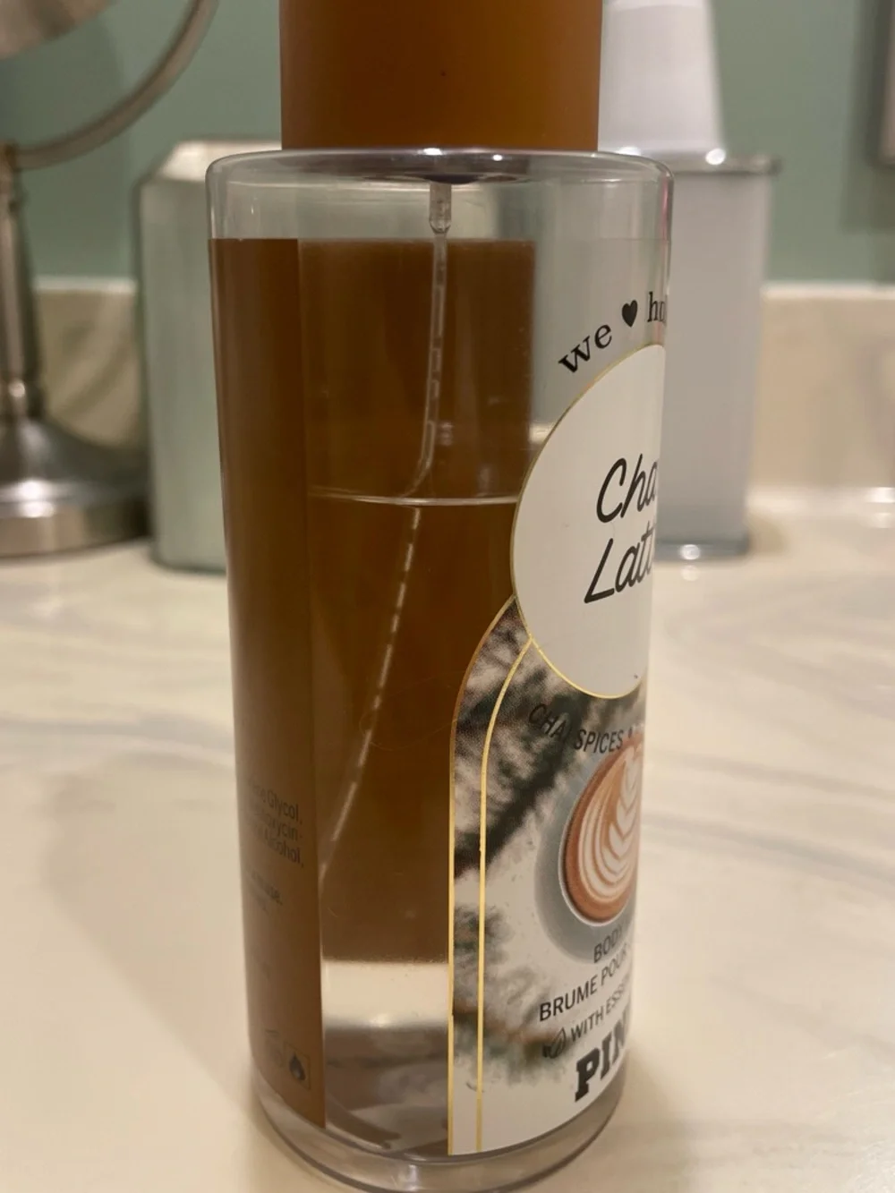 PINK chai latte body mist - Picture 2 of 3